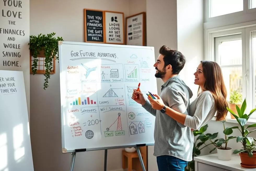 Estabelecendo Objetivos Financeiros em Conjunto