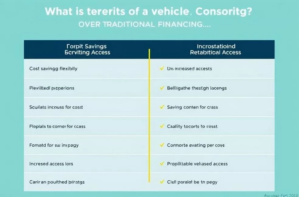 Vantagens do Consórcio em Relação ao Financiamento Tradicional